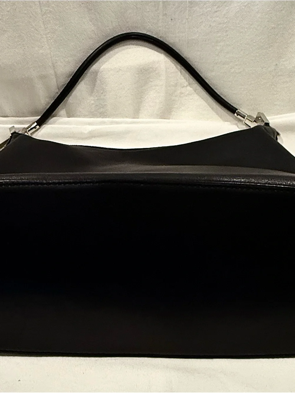 Vintage Gucci Black Leather Hobo Shoulder Bag